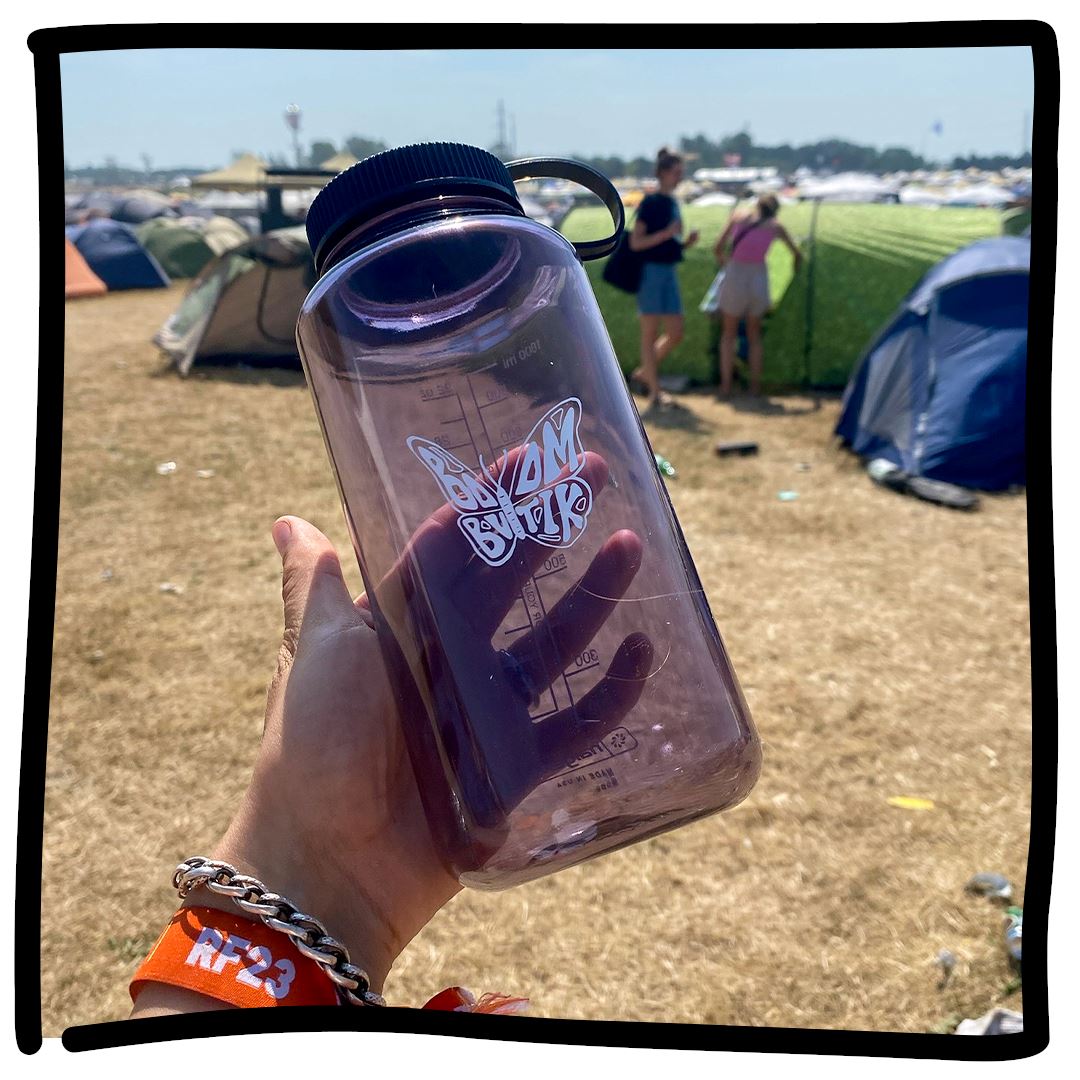 Water bottle at Roskilde Festival | purple