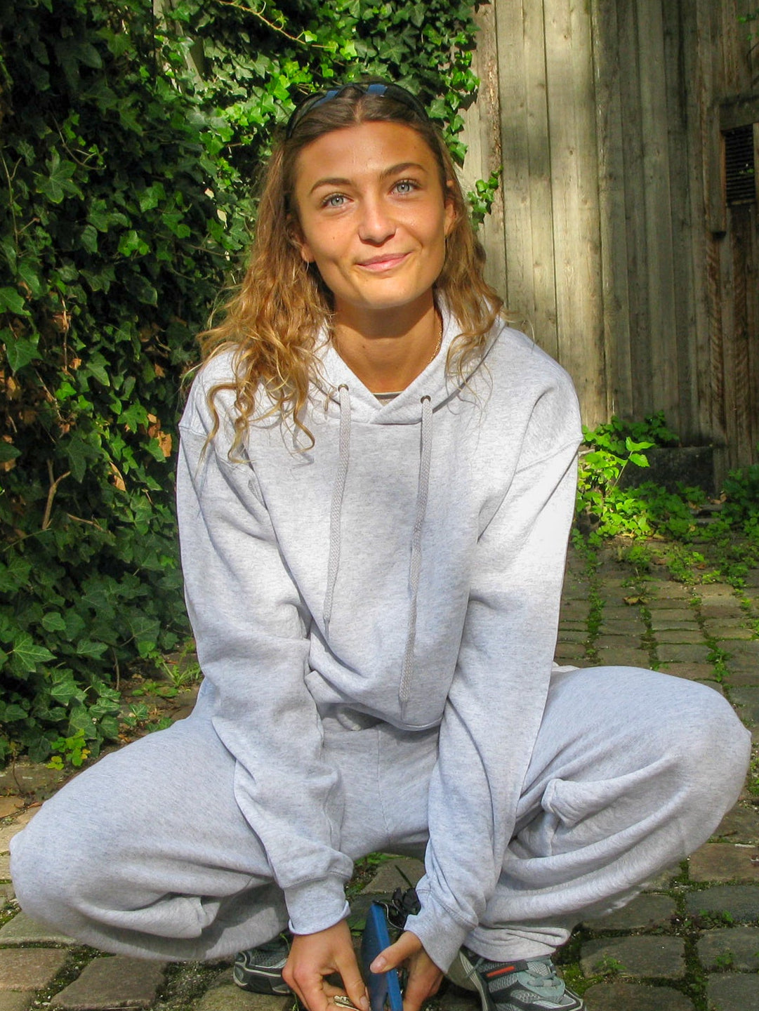 Ensemble de sueur en gris