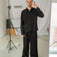 Viggo is 195 cm tall and wears size XL. | black