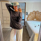 Sofie is 165 cm tall and wears size S. | dark grey