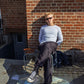 Peter is 188 cm tall and wears size XL. | black