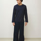 Martei is 188 cm tall and wears size L. | navy