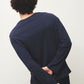 Martei is 188 cm tall and wears size L. | navy