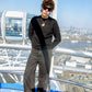 Alex is 190 cm tall and wears size M. | black