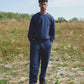 Filip is 185 cm tall and wears size M. | navy