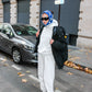 Sabina is 170 cm tall and wears size XS. | grey