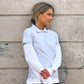 Safina is 165 cm tall and wears size S. | grey