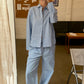 Sofie is 170 cm tall and wears size M. | light blue