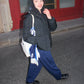 Sabina is 170 cm tall and wears size M. | elasticated navy