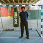 Maxwell is 190 cm tall and wears size L. | loose black