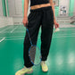 Bodil is 170 cm tall and wears size M. | elasticated black