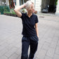 Sofie is 170 cm tall and wears size S. | black