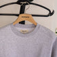 Solid, grey crewneck sweat. Love, Boom | grey