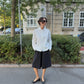 Rose is 176 cm tall and wears size M. | white