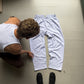 Grey pants w loose feet! Love, B | loose grey